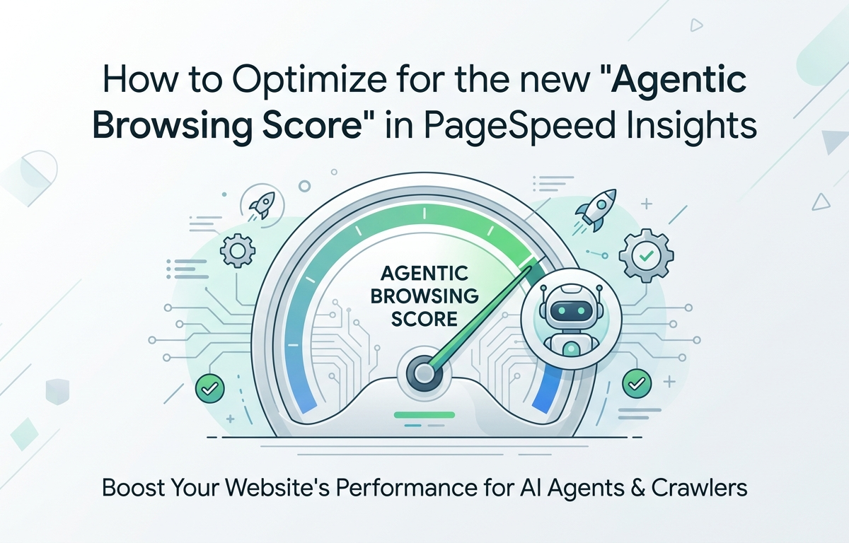 How to Optimize for the new “Agentic Browsing Score” in PageSpeed Insights