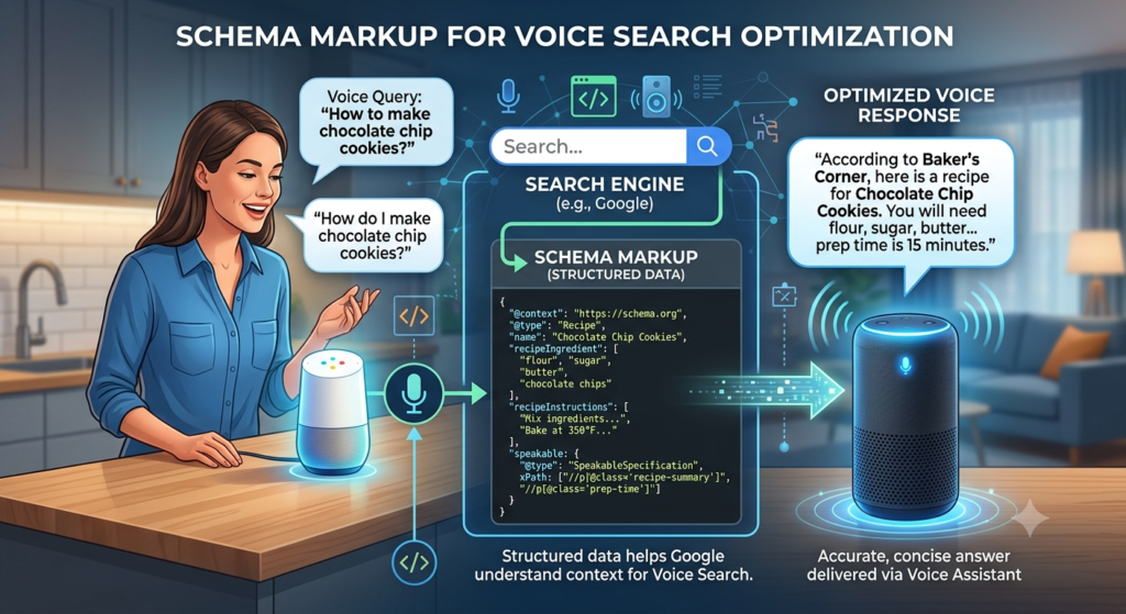 Structure Data and Schema Markup for Voice Search