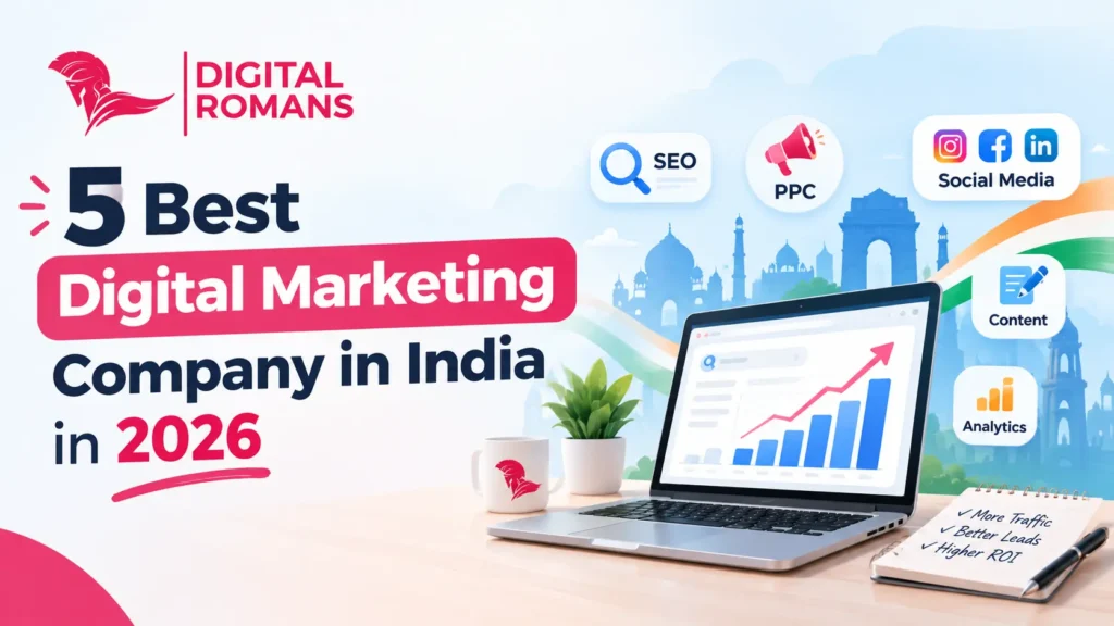 5 Best Digital Marketing Company in India in 2026 – Blog featuring SEO, PPC, social media marketing, and digital growth services.